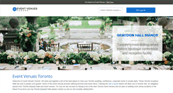 Desktop Screenshot of eventvenues.ca